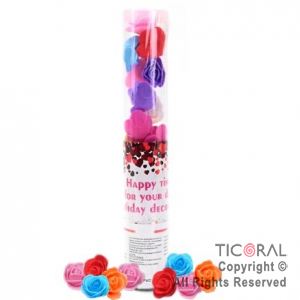 LANZA ROSAS GOMA EVA MULTICOLOR x 1